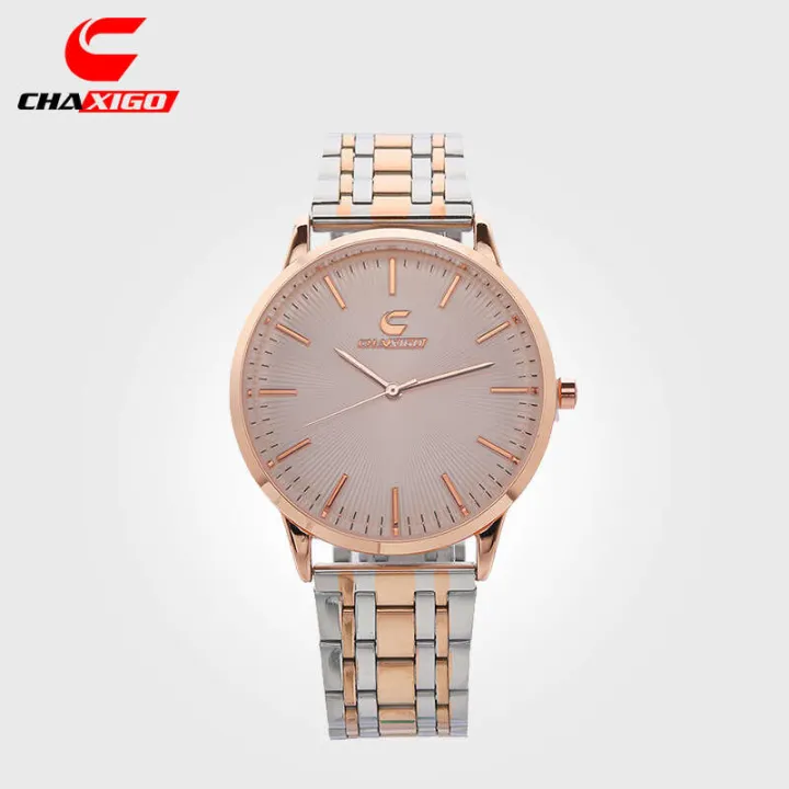 Kasig%20CHAXIGO%20Men's%20Light%20and%20Thin%20Waterproof%20Fashion%20Sports%20Steel%20Band%20Quartz%20Watch%20Straight%20-%20Image%204
