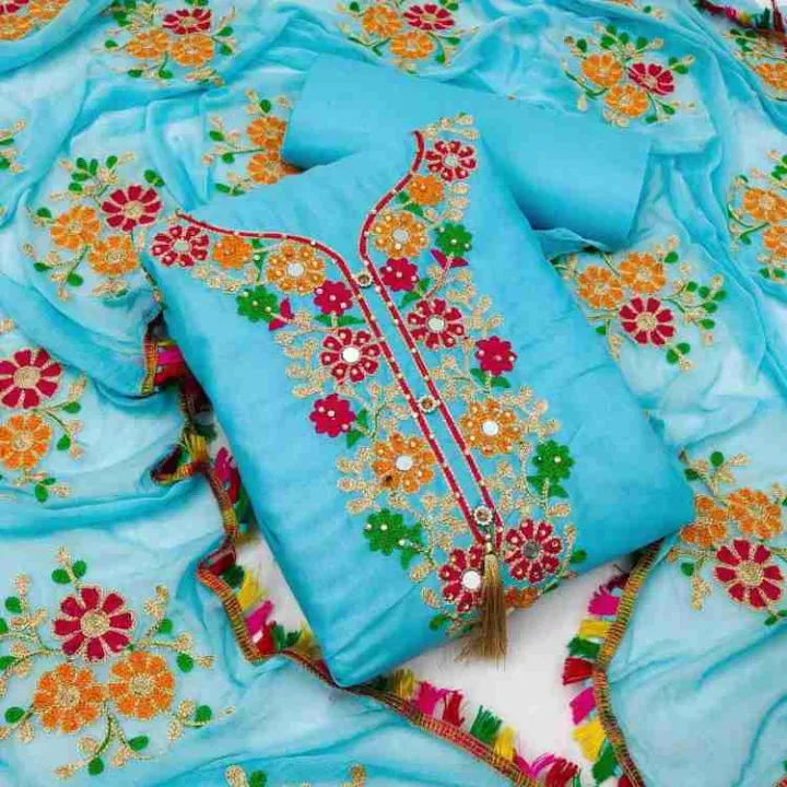 Stylish%20Unstitched%20Georgette/Jorjet%20Shalwar%20Kameez%20Four%20Piece%20(3%20Piece)%20-%20Dress%20For%20Girls%20-%20Image%205