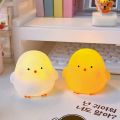 New Small Night Light Animal Cartoon Soft Chick Lamp Led Duck Light Children. 