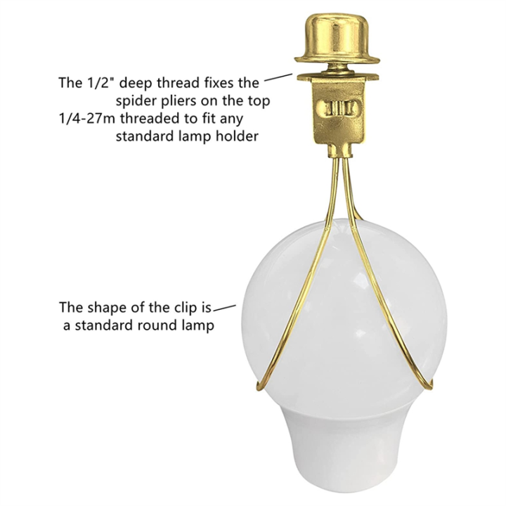 Lamp%20Shade%20Harp%20Holder%20Adapter%20Kit%20Lamp%20Shade%20Harp%20Holder%20Includes%20Finial%20and%20Lampshades%20Levellers%20to%20Keep%20Lamp%20Shade%20Hardware%20-%20Image%202