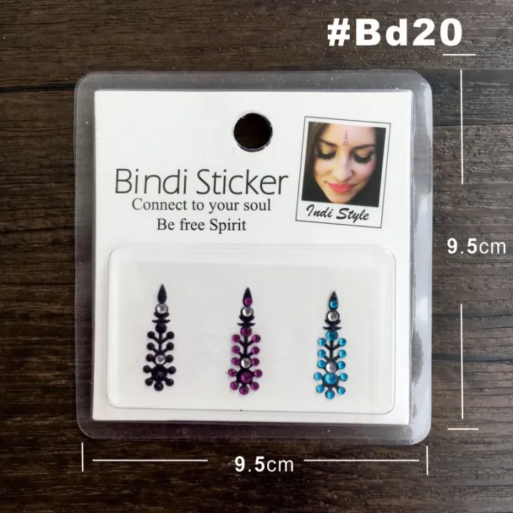BD20 Festival Style Rhinestone Gem Bindi Tattoo Body Jewelry Bindis