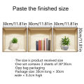 3pcs Watercolor Flower Pots Flower Vase 3D Pvc Decoration Wall Sticker For Home Decor Removble Wall Decals Wall Sticker. 
