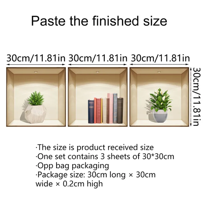 3pcs%20Watercolor%20Flower%20Pots%20Flower%20Vase%203D%20Pvc%20Decoration%20Wall%20Sticker%20For%20Home%20Decor%20Removble%20Wall%20Decals%20Wall%20Sticker%20-%20Image%202