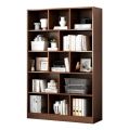 Modern 5-Tier Library Bookshelf, Large Bookcase with Storage Shelves, Open Display Storage Rack Shelves for Living Room/Bedroom/Home/Office/Kitchen,72/36. 