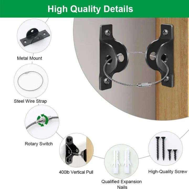 niture%20Anchors%20for%20Baby%20Proofing%20niture%20Ss%20Kit%20Anti%20Tip%20Secure%20Wall%20Anchors%20Adjustable%20Earthquake%20Resistant%202022%20-%20Image%205