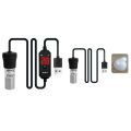 Qiunery Aquarium Heater 20W/25W Adjustable Submersible Mini Fish Tank Heater With Digital Display External Temperature Controller For Freshwater Seawater.