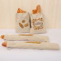 Reusable Cotton Linen Craft Bread Bags Drawstring Loaf Homemade Artisan Baguette Organizers With Buckle Kitchen Stuff Drawstring. 