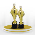 Progressive - Opulence at Its Best - Golden Trophy Set For Football - Cricket Trophy - Sports & Outdoors - Must Have- Delights.