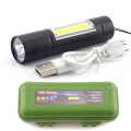 Rechargeable Torchlight LED USB Portable Torch – Mode Mini Camping Light. 