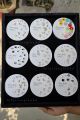 7pair Korean Fashion Small Geometric Female Earrings Set Multiple Pairs of Butterfly Cute Stud Earrings Jewelry. 