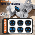 Mechanical Dog RC Robot 2.4G Intelligent Voice Dialogue Cute Expression Light APP Remote Control Programmable.