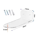 XHHDQES Floating Shoe Display Stand - 6 Shoe Shelf for Wall - Sneaker Levitation Display Shoe Wall Shelf. 