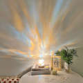 Sparkling water ripple atmosphere light, bedroom live broadcast room background, sunset atmosphere, night light.