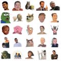 10/30/50pcs Web Popular Funny Meme Stickers For Toy Luggage Laptop Ipad Skateboard Car Notebook Stickers Wholesale. 