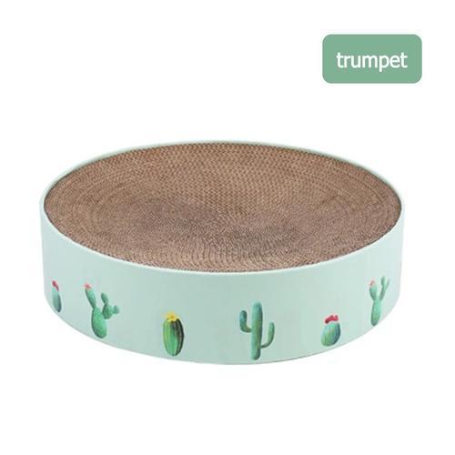 Cactus Cat Scratch Board Round Cat Scratch Corrugated Cat Toy