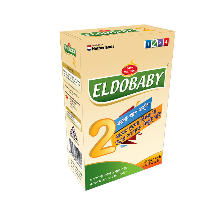 ELDOBABY 2 (6-12 Month) Follow Up Formula BIB - 350gm