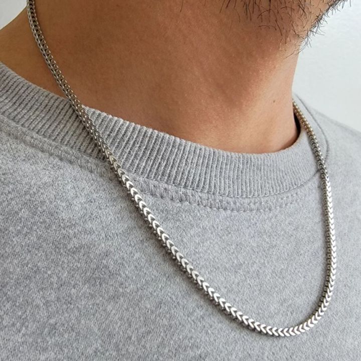 Titanium Stainless Steel Chain For Men