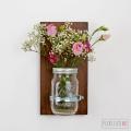 Flower Vase/Wall Mounted Glass Jar Flower Vase - Flower Vase - Flower Vase.