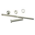 Threaded Bolt And Pedal Ball Cable Railing Kit End Fitting 0.32 Cm,T316 Marine Grade Stainless Steel Stair Tread Rail Wood Column Baffle Hardware System. 