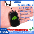 Hanging Neck Air Purifier Wearable Air Purifier Necklace Mini Portable USB Air Cleaner Negative Ion Generator Low Noise Air Freshener USB Charge. 