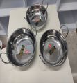Stainless Steel Curry Sauce Pot with Handle 3 Pieces Family Set( Induction + Infared + Gas Burner).