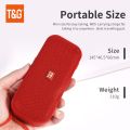 Bluetooth Speaker TG516 Portable Mini Wireless Soundbar Outdoor Indoor Subwoofer Loudspeaker Support TF Card FM Radio Waterproof. 