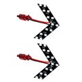 2PCS Universal 14-SMD Car Side Rearview Mirror Turn Signal LED Lights Blinker Retrofit Yellow Light(null). 