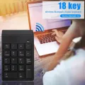 【happy one】Keys Bluetooth Numeric Keypad Mini Numpad with More Function Keys Keyboard For PC Accounting Tasks. 