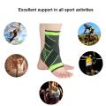 Copper Pressurized Support Ankle Braces for Men Women Sport Ankle Support Weaving Ankle Pads with Adjustable Compression Strap 1pcs. 