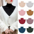 Breathable collar Fashionable Collar cover False turtleneck Women's accessory High-necked Stretchable Modal collar for Casual. 