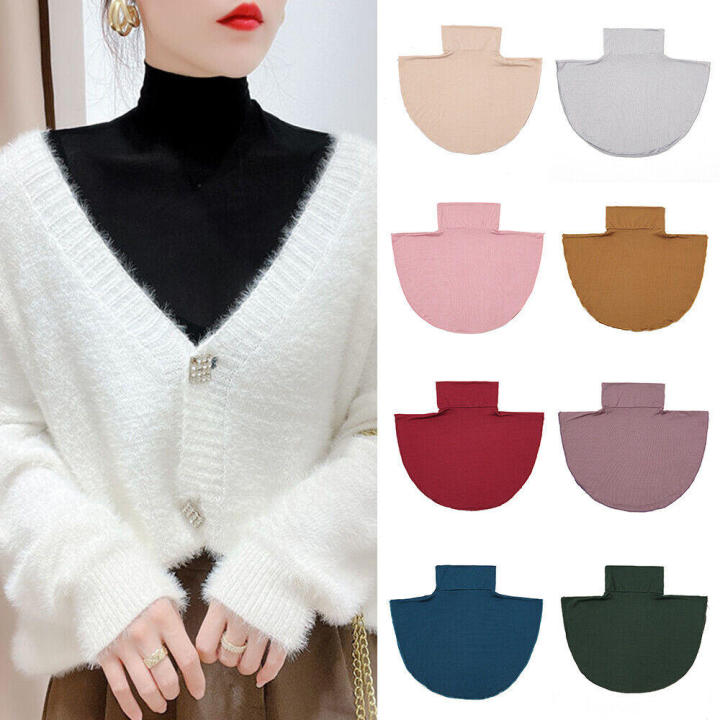 Breathable%20collar%20Fashionable%20Collar%20cover%20False%20turtleneck%20Women's%20accessory%20High-necked%20Stretchable%20Modal%20collar%20for%20Casual%20-%20Image%202