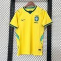 Polyester Short Sleeve Home Jersey Brazil- 2026 World Cup..