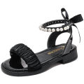 Sandals 2024 Summer New Internet Popular Fashion Sports Soft Sole Middle School Student Leisure Girls' Roman Shoes. 