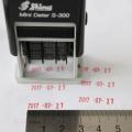 S-300 Shipping Receiving Self-Inking Diy Date Stamp Mini Date Diy Stamp Self-Inking Scrapbooking Stationery Stamp Rolling Wheel.