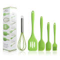 5 Pieces In 1 Set Cooking Tools Kitchenware Soft Silicone Kitchen Tools Utensil Set.