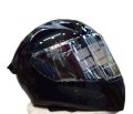 Vega Bolt Bunny with Dual Certification Glossy Black FullFace Helmet. 