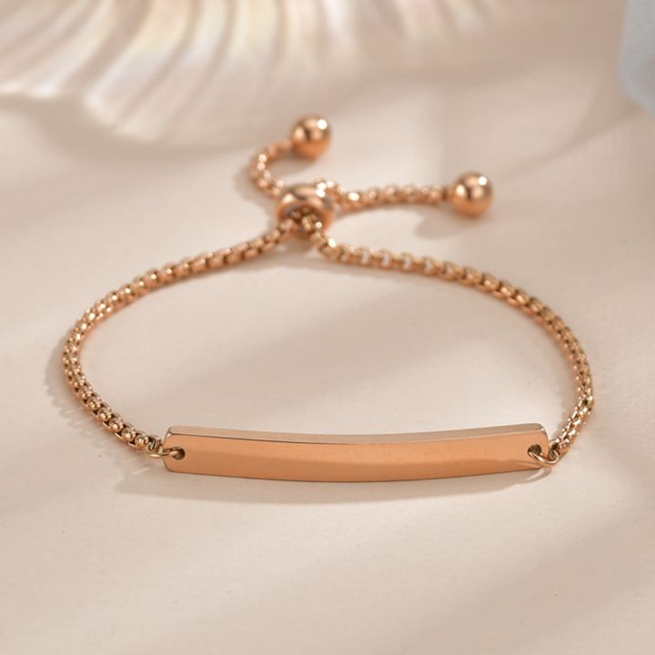Auxauxme%20Personalized%20Engraved%20Baby's%20Name%20Date%20Custom%20Bracelets%20For%20Girls%20Boys%20Stainless%20Steel%20Child%20ID%20Bar%20Bracelet%20DIY%20Gift%20-%20Image%206