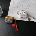 Fashion personality Small pendant case for airpods 1 2 airpod3 Pro AirPods Pro2 soft cover. 
