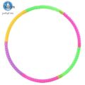 Kids Hula Hoop Detachable Kindergarten Color Fitness Ring Gymnastics Material Plastic Wave Hula Hoop for Boys Girls.