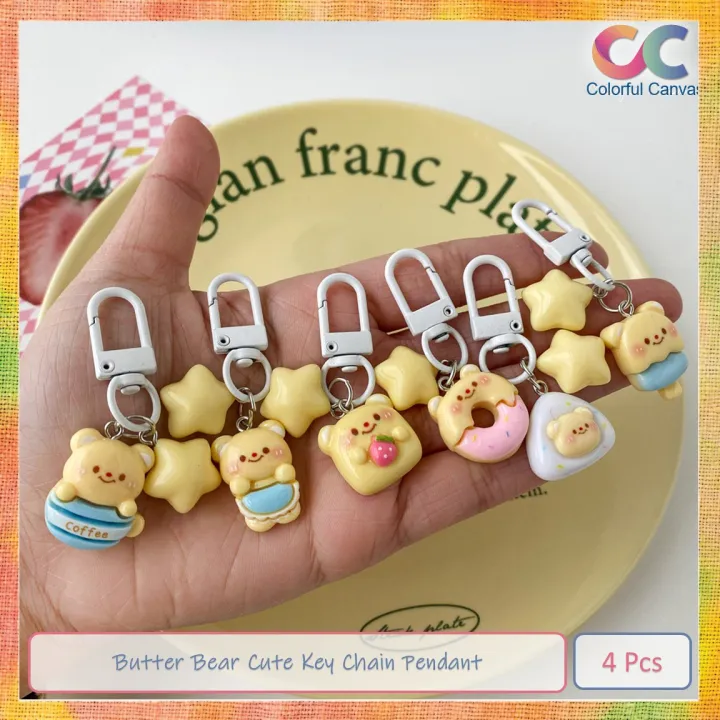 Butter%20Bear%20Cute%20Key%20Chain%20Pendant%204%20Pcs%20-%20Image%202
