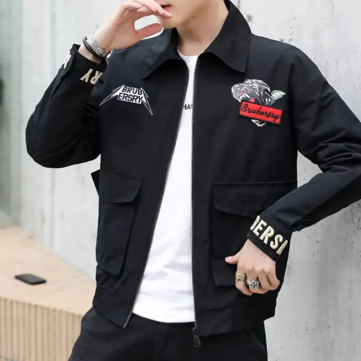 BROWON%20Brand%20New%20Jacket%20Men%20Korean%20Fashion%20Print%20Casual%20Jacket%20for%20Men%202023%20Turn-Down%20Collar%20Embroidery%20Winter%20Jacket%20Male%20-%20Image%207