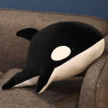 【Trick or Treat Alliance Mall】Nice New Black And Shark Plush Toys Killer Whale Doll Orcinus Orca Stuffed Sea Animals Children Birthday Gift.