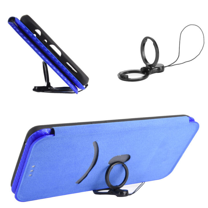 lthmy%20for%20Samsung%20Galaxy%20A01%20Carbon%20Fiber%20Magnetic%20Closure%20with%20Card%20Slot%20Flip%20Case%20Cover%20-%20Image%204