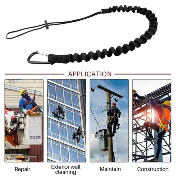 6%20Pieces%20Tool%20Lanyard,High-Altitude%20Fall%20Prevention%20Safety%20Rope,Black%20-%20Image%202