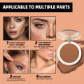 Single Color Bronzer Contour Palette Face Shading Grooming Powder Lasting Matte Nose Shadow Highlight Blush Face Makeup.