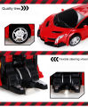 2 in 1 RC Car Driving Sports Cars drive Transformation Robots Models Remote Control Car With Cool Lights Boy Baby Xmas Gift. 