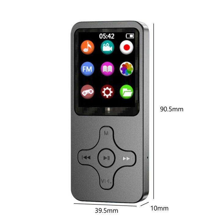 HiFi%20MP3%20Player%20Walkman%20FM%20Radio%20Bluetooth-compatible%205.0%20Mp4%20Video%20Player%20with%20E-book/Recorder%20MP3%20Music%20Player%20Support%20for%20OTG%20-%20Image%206