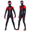 Hero Spider Man bodysuit jumpsuit Miles costume expedition for adult and children Halloween cosplay. 
