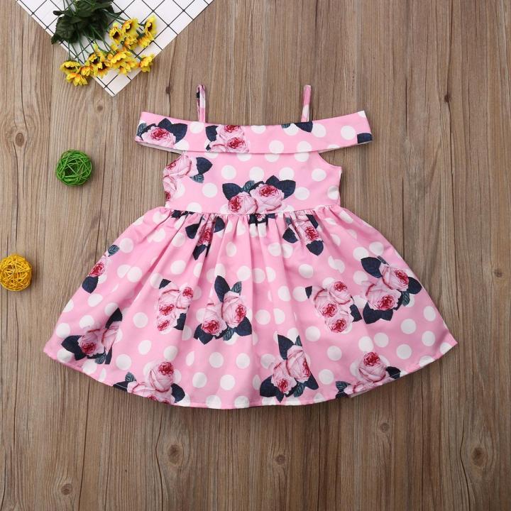 Baby%20Girl%20Floral%20Clothes%20Newborn%20Ruffle%20Short%20Sleeve%20Dress%20-%20Image%209