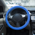 Flashworld silicone car steering handle wear-resistant anti-skid tire pattern four-season universal steering wheel cover cross-border. 